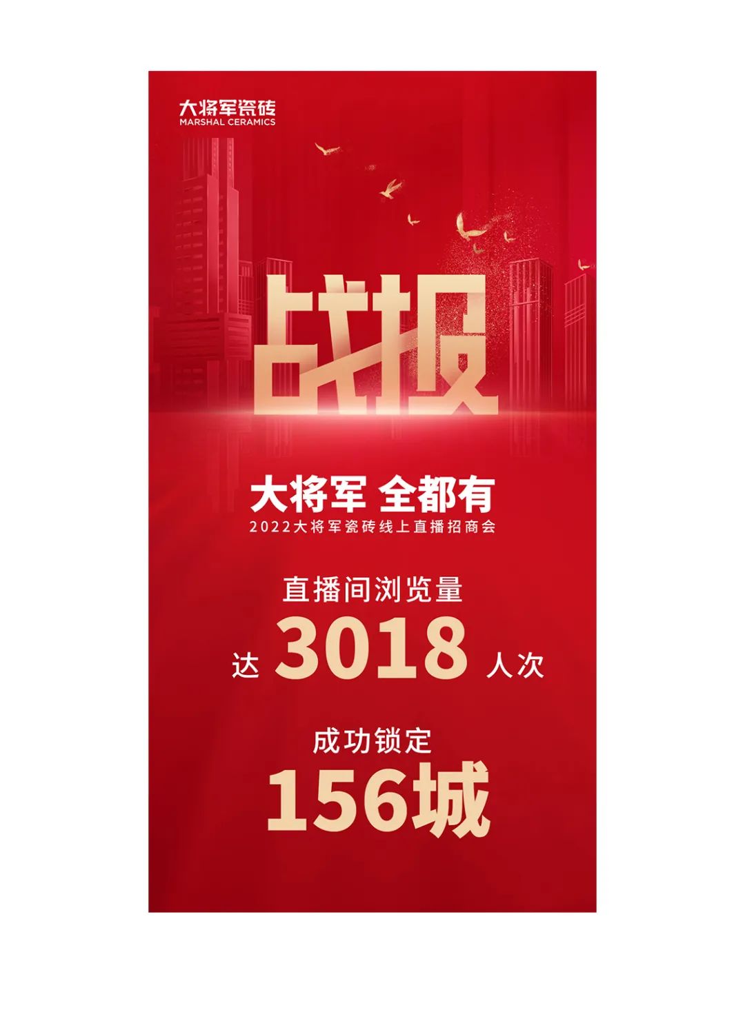 一線品牌大將軍瓷磚，招商盛起！再次開啟黃金時代！(圖3)